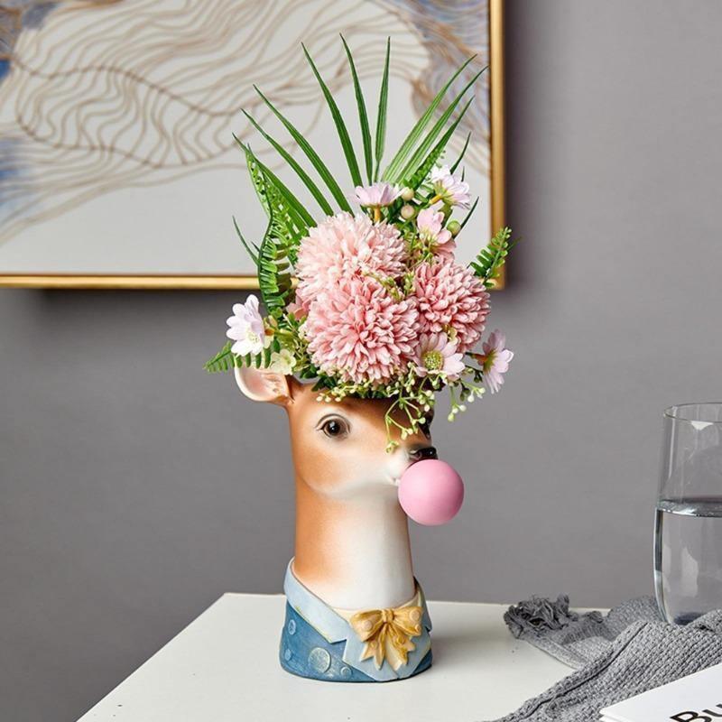 Bubblegum Animal Vase