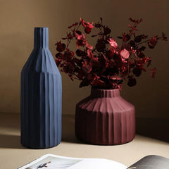 Isabel Textured Ceramic Vases