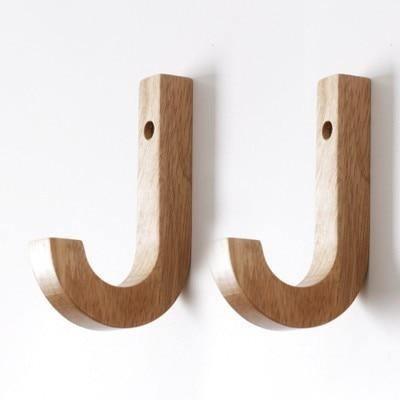 Classic Birch J Wall Hooks