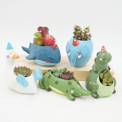 Cartoon Animal Succulent Planter