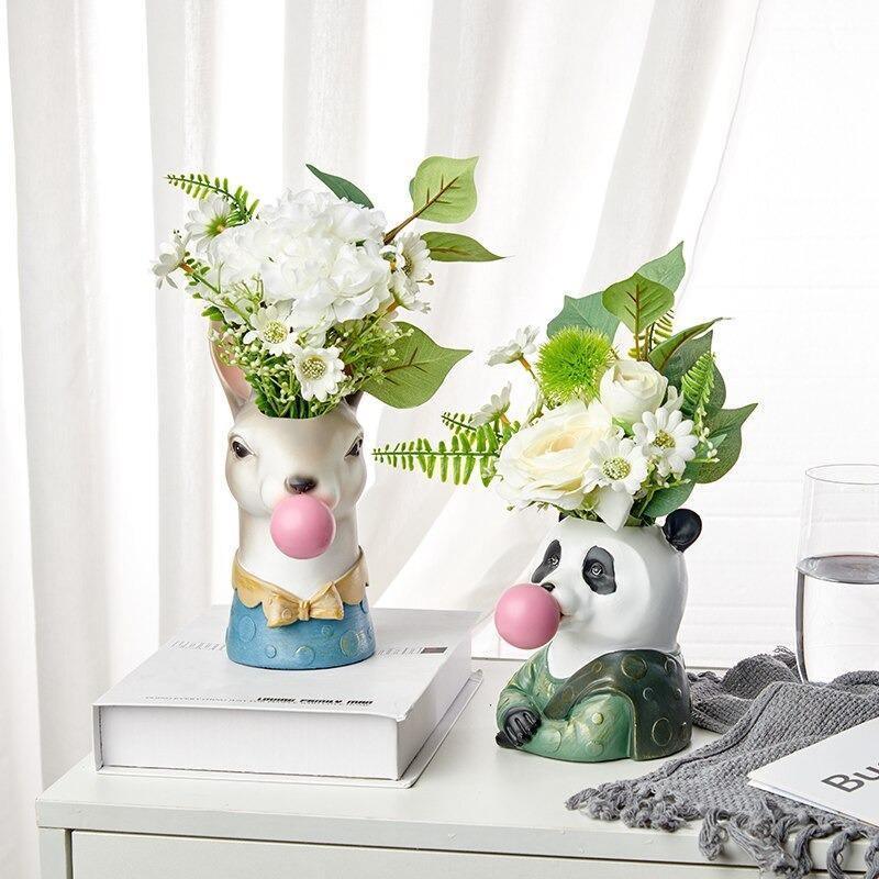 Bubblegum Animal Vase